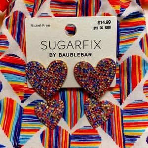 Gorgeous Heart Shaped Sugarfix by BaubleBar Earrings!